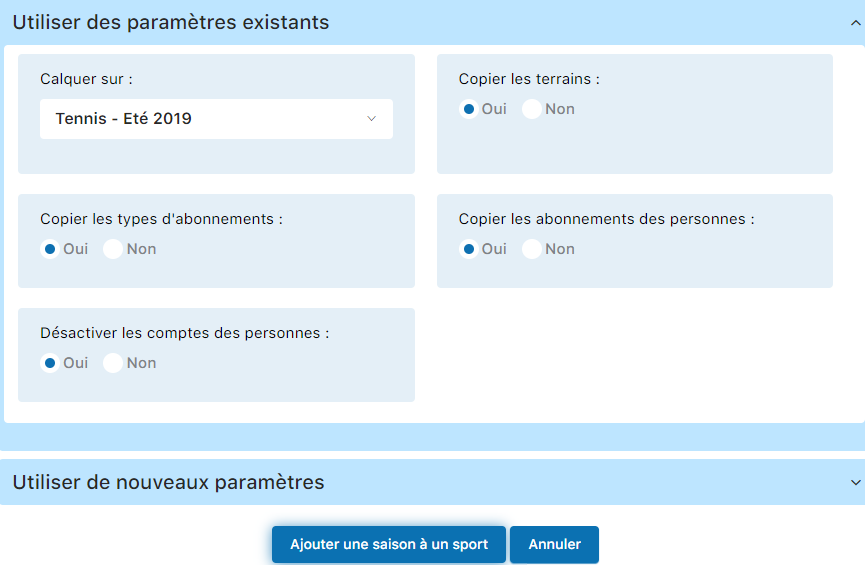 Options de copie